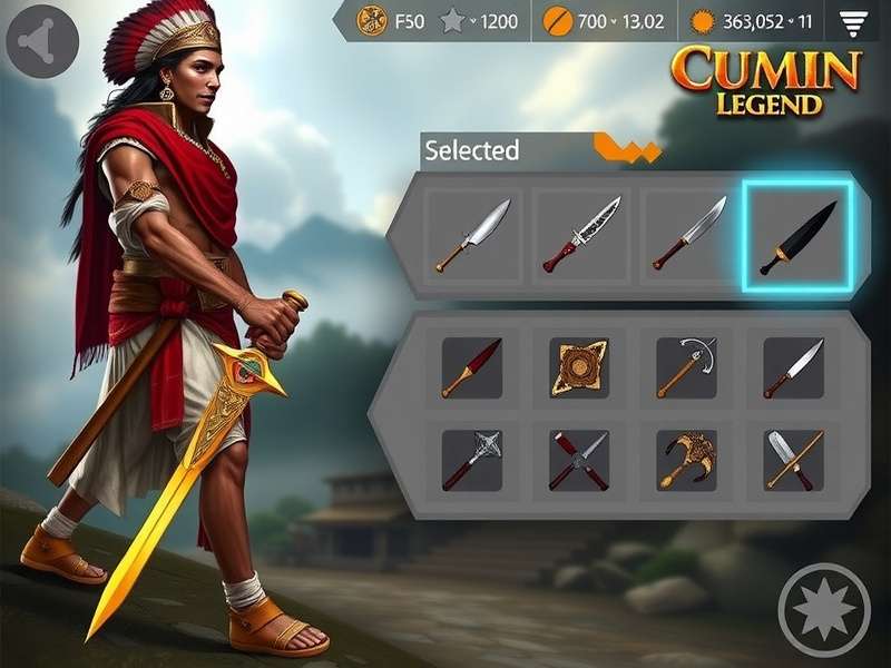 Cumin Combat Legend character selection screen