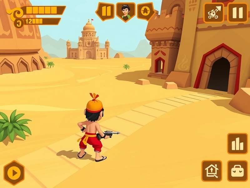 Chhota Bheem Desert Quest character abilities showcase