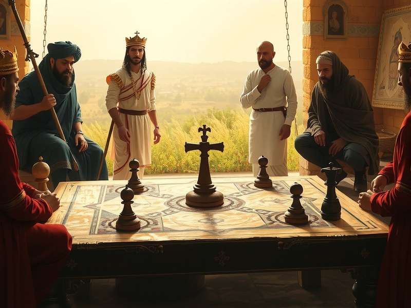 Traditional Bicholim Kings game board setup