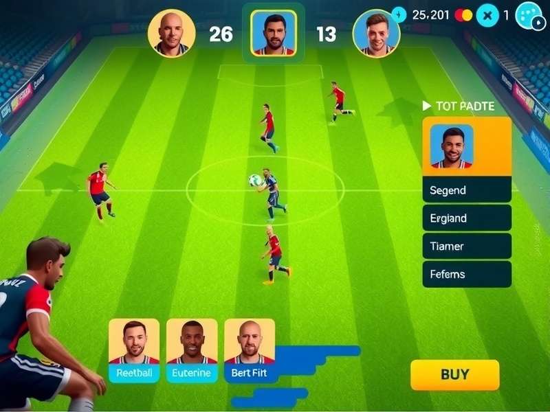 Fiesta Goal Gladiators team customization interface