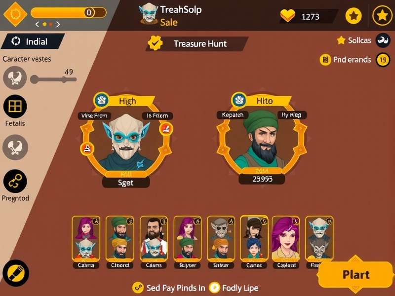 Character roster from Fatehgarh Sahib Gold Pursuit showing diverse avatars