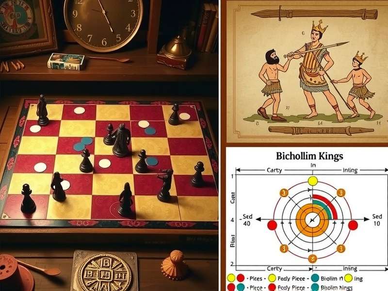 Detailed diagram showing Bicholim Kings piece movements