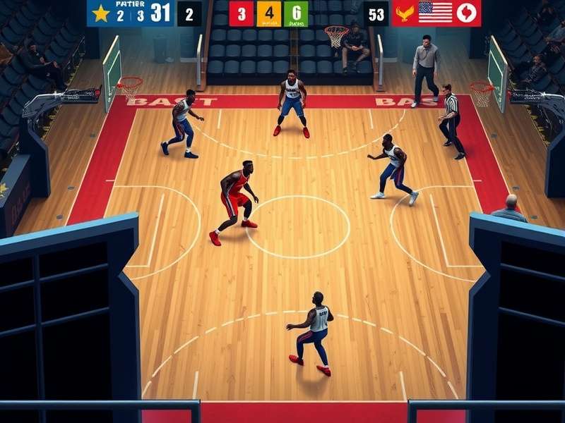 Ballin Beast gameplay action showing players in motion