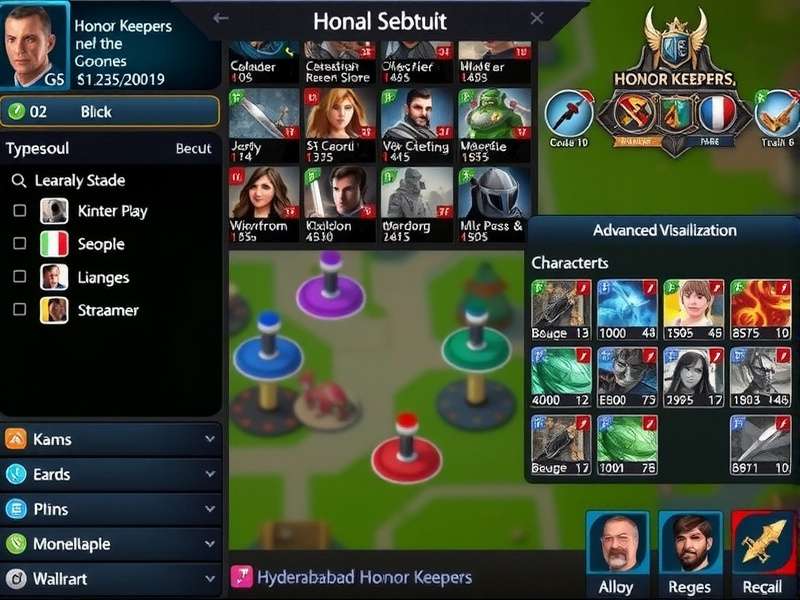 Hyderabad Honor Keepers character selection screen