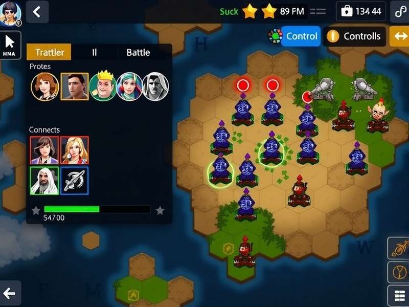 Andhra Aces Supreme battle interface showing strategic elements