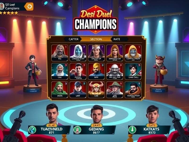 Desi Duel Champions character roster showing diverse Indian-inspired heroes