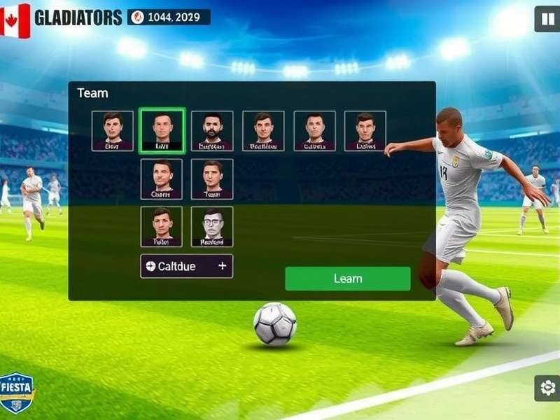 Fiesta Goal Gladiators tournament competition scene