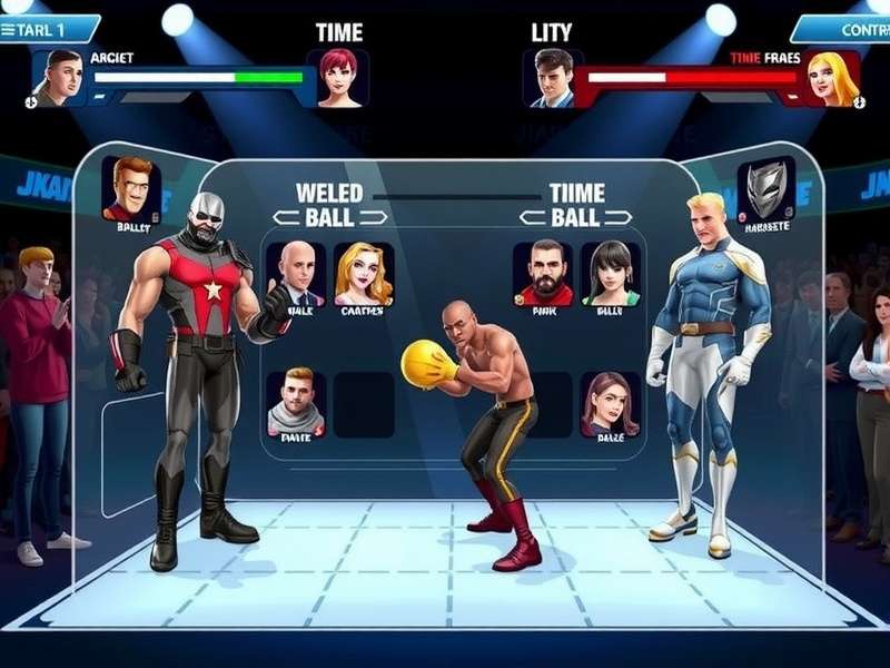 Superstar Battle gameplay screenshot showing character selection