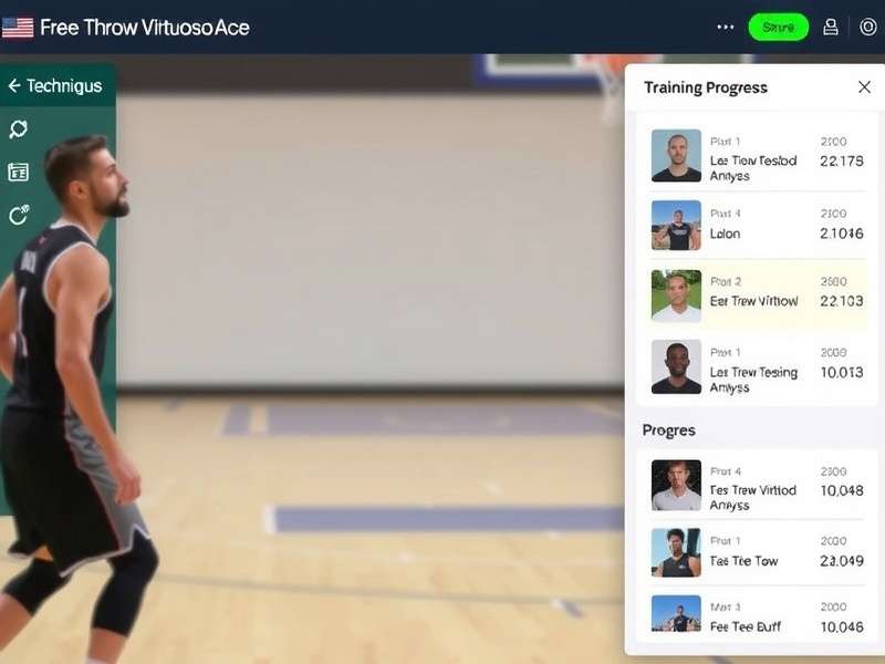 Free Throw Virtuoso Ace progress tracking dashboard