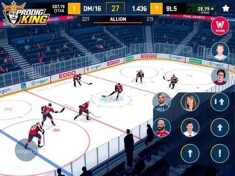 Hockey Prodigy King esports tournament scene with audience