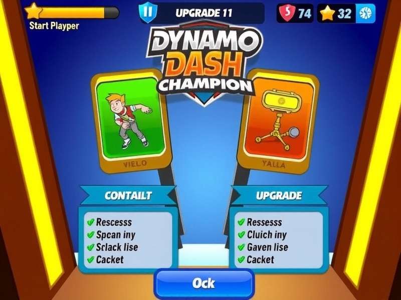 Dynamo Dash Champion Upgrade System