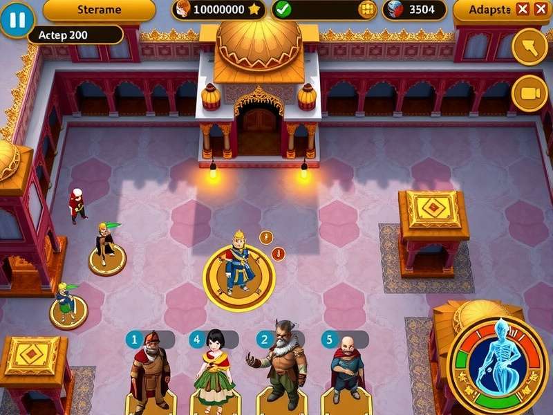 Character selection screen showing diverse classes in Maharajas' Coop Quest