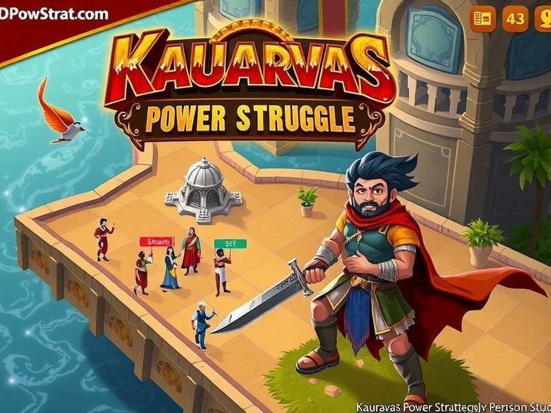 Kauravas Power Struggle Game Cover Art