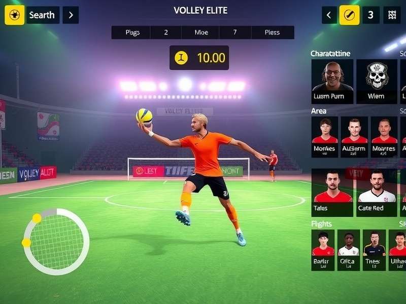 Volley Elite character customization options