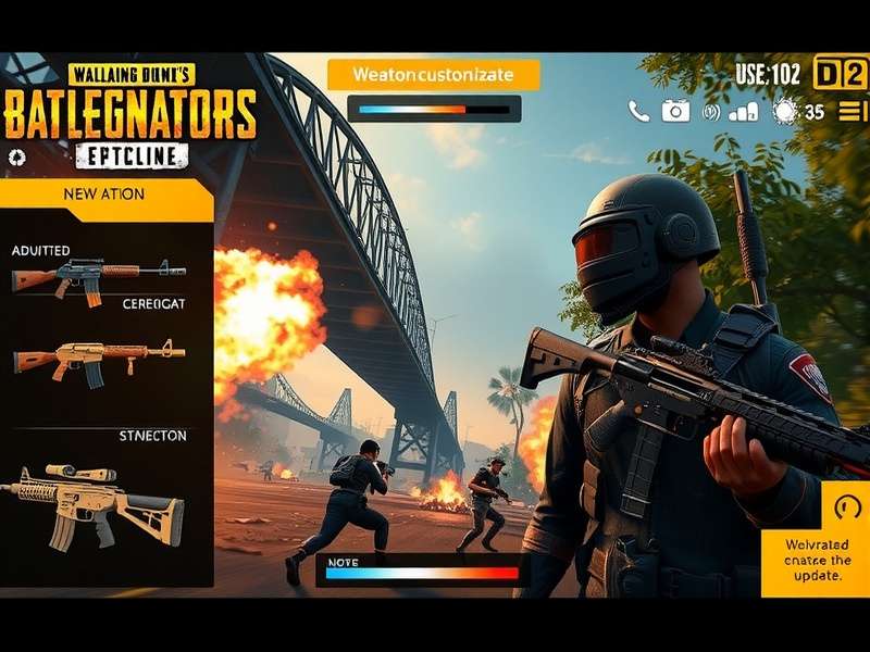 Desi PUBG Dominators weapon customization interface