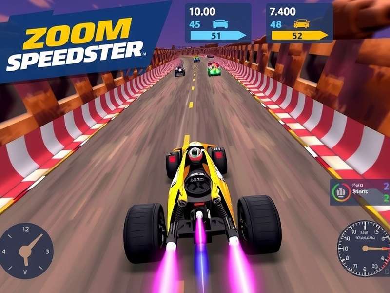 Goa Zoom Speedster gameplay screenshot showing racing action