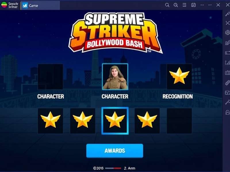 Supreme Striker Bollywood Bash gameplay screenshot