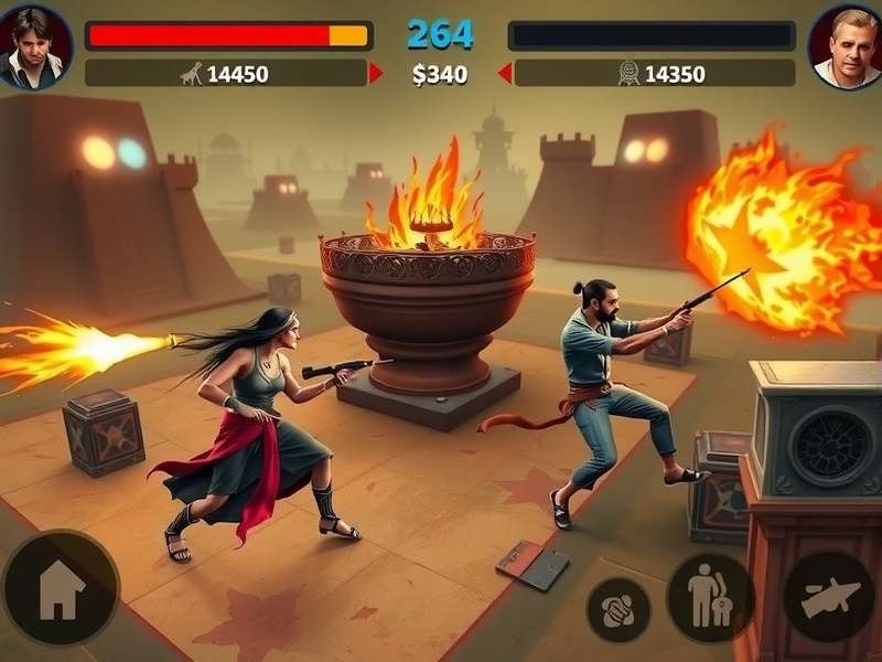 Net Rippers Bharat gameplay screenshot showing intense action