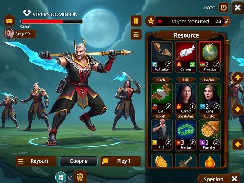 Vipers Dominion Vadodara Rule character selection screen