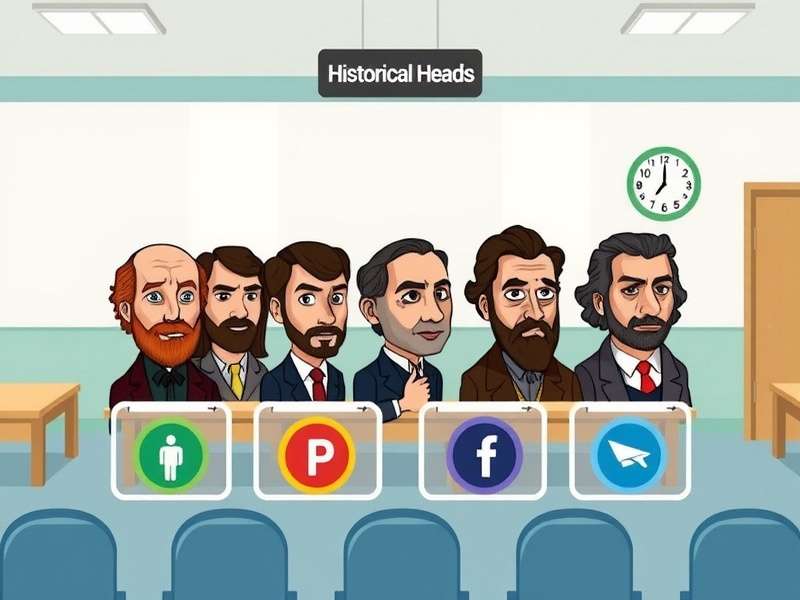Historical Heads Game Interface