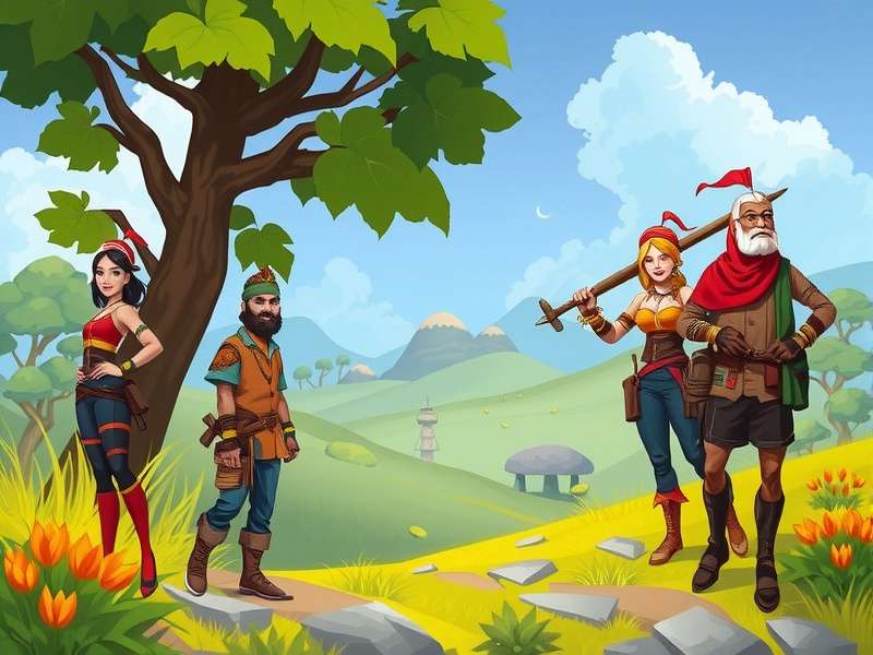 Glorious Anise Trek gameplay screenshot showing character in vibrant Indian landscape