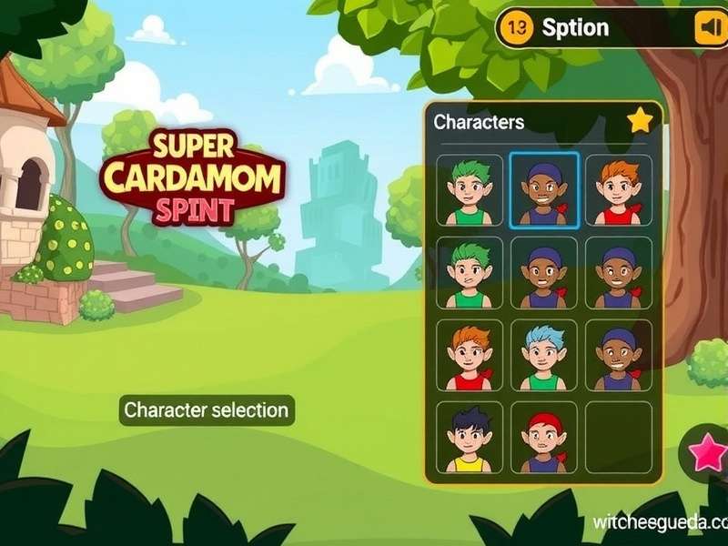 Super Cardamom Sprint Game Logo