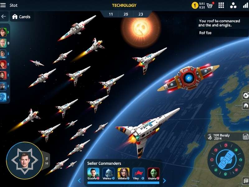 Stellar Warfare Champions technology tree interface