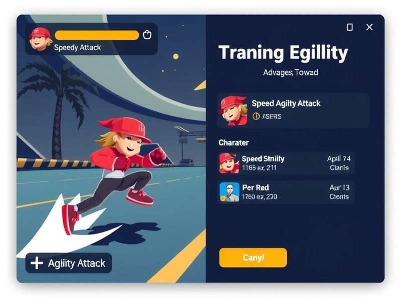 Speedy Agility Attack gameplay screenshot showing character in action