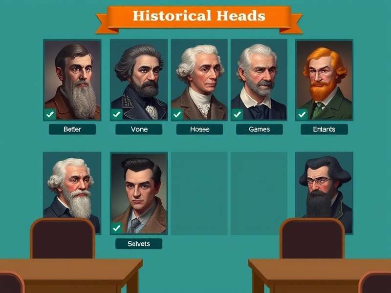Historical Heads in Classroom Setting