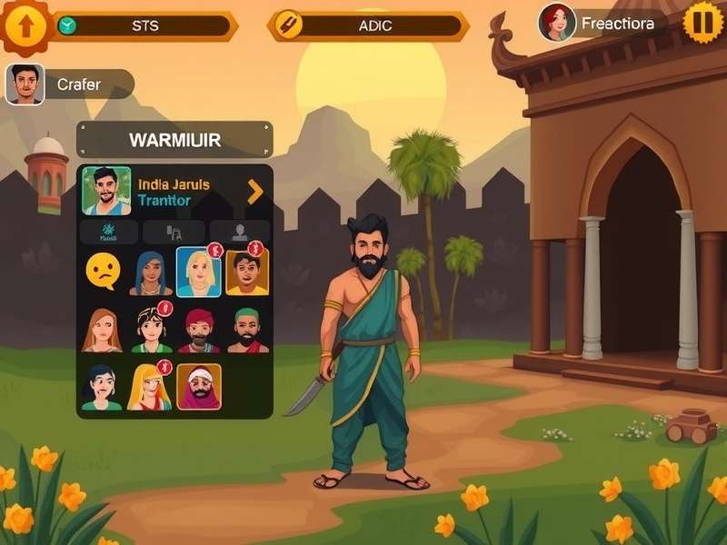 Development team working on Indian Pixel Chronicles