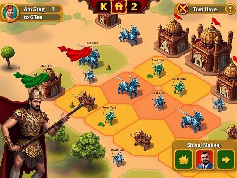 Shivaji Maharaj character in Great Indian Warrior King