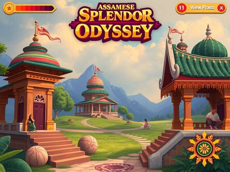 Assamese Splendor Odyssey Cultural Festival - Bihu dance celebration in game