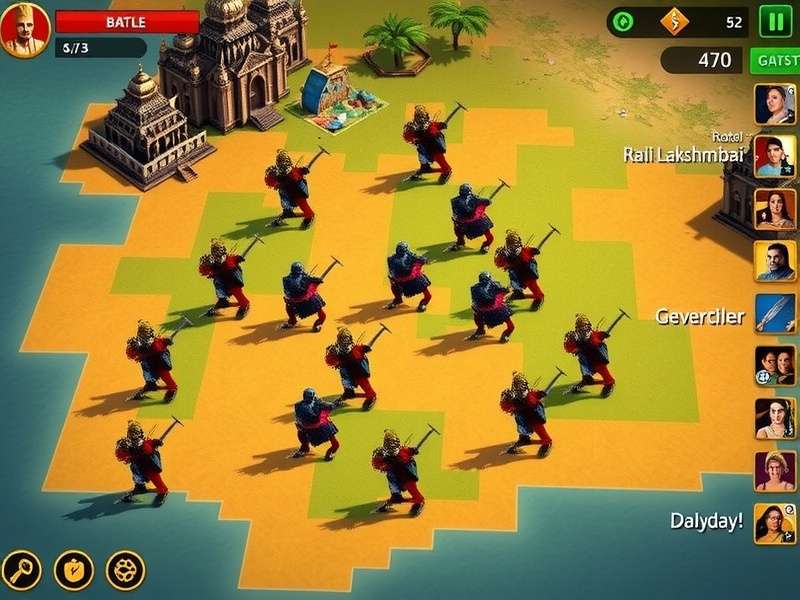 Rani Lakshmibai character in Great Indian Warrior King