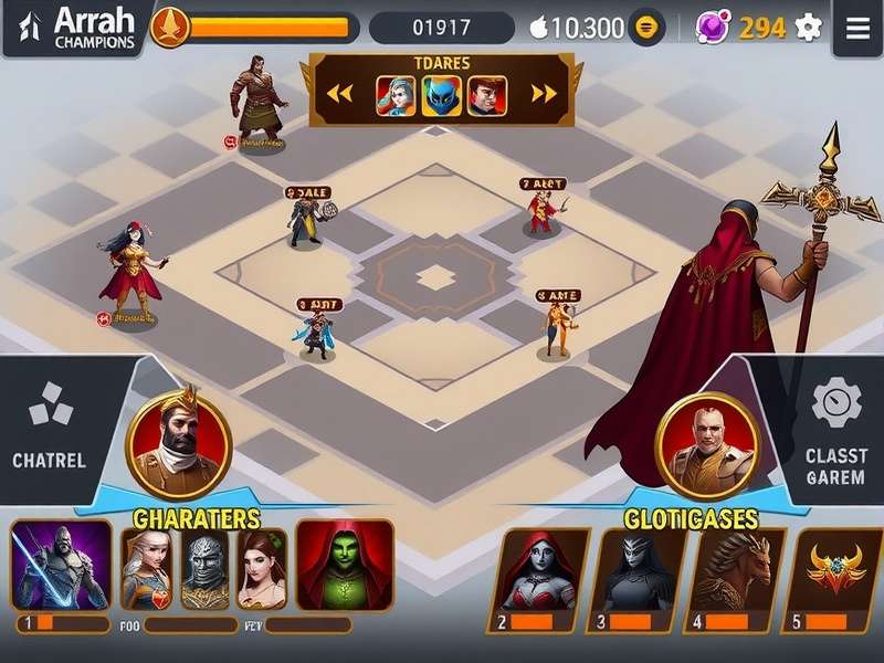 Arrah Champions battle arena map layout