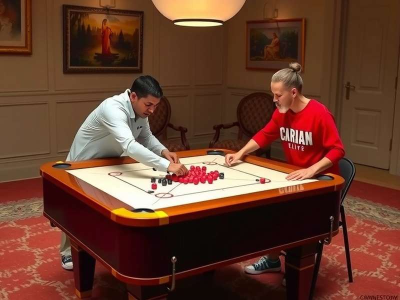 Professional Elite Carrom Sensation gameplay