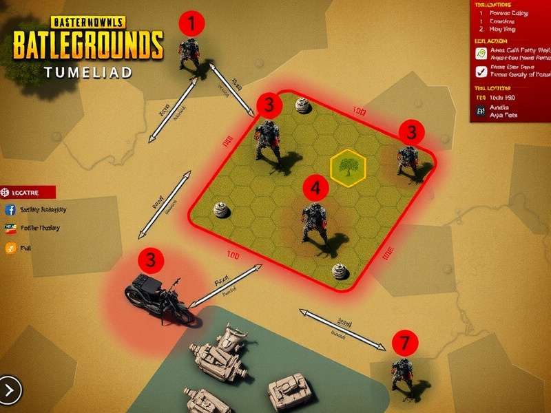 Advanced PUBG Master Titan tactical positioning map
