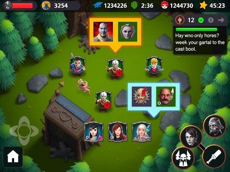 Forest Commander Brawl heroes showcasing different commander types