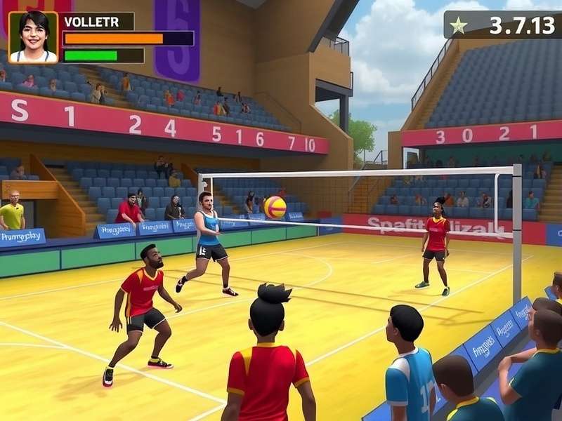 Dharamshala Volley Wizards tournament scene with audience