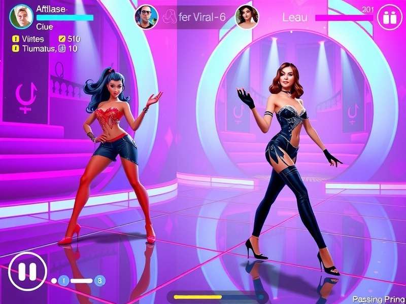 Glamorous Groove Gala character customization and progression systems