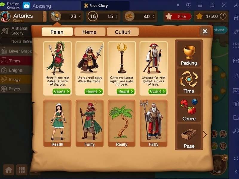 Goan Glory Keepers strategy planning interface