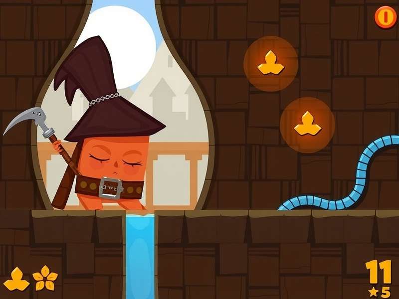 Voyage Ginger Hero puzzle solving scene