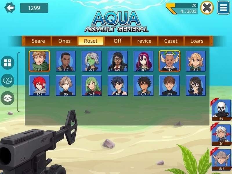 Aqua Assault General Character Roster