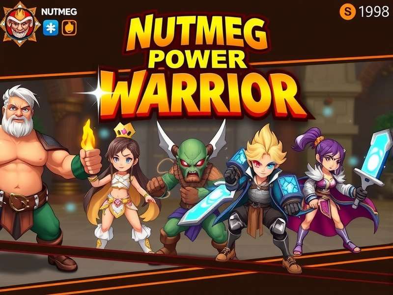 Nutmeg Power Warrior character lineup showing diverse heroes