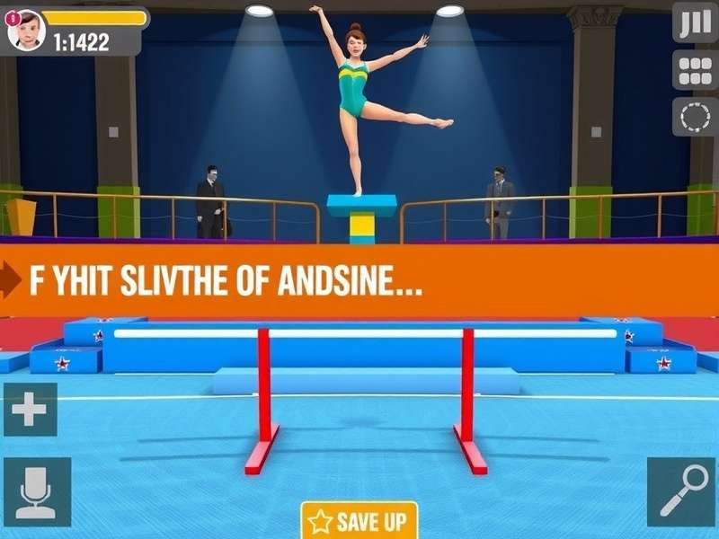 Gymnastic Precision Pro uneven bars gameplay with detailed graphics