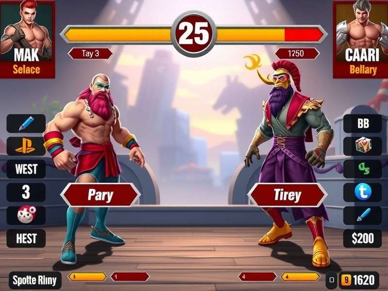 Bellary Brawl King character selection screen