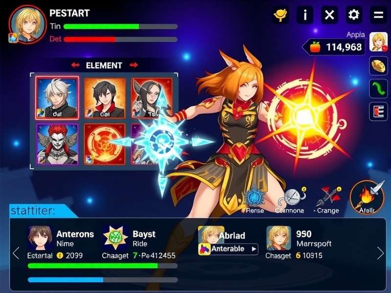 Atma Rival Spirit Warriors character customization screen