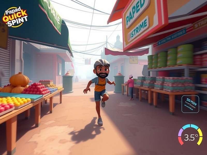 Community event for Papad Quick Sprint players in India