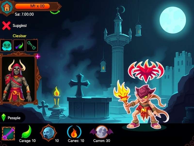 Character customization options in Murky Warlock S Lair