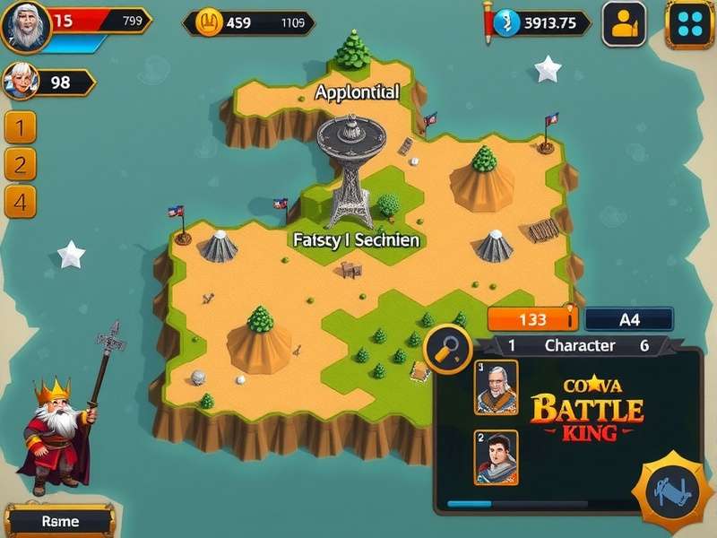 Colva Battle King character selection screen