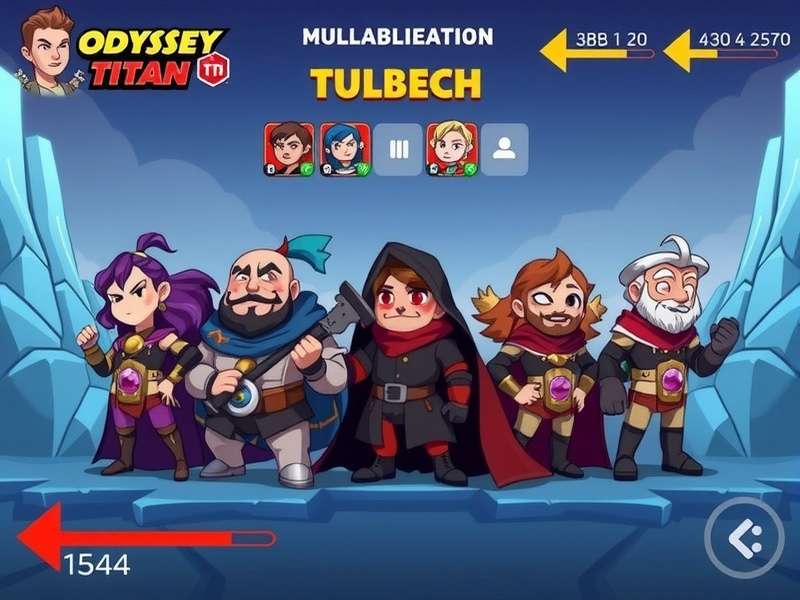 Tuber Odyssey Titan gameplay screenshot showing character selection
